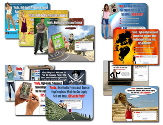 Product picture 12 Great PLR Squeeze Page Templates with How-to Edit Videos