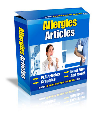 Product picture Allergies PLR Articles Pack - Very High Quality!