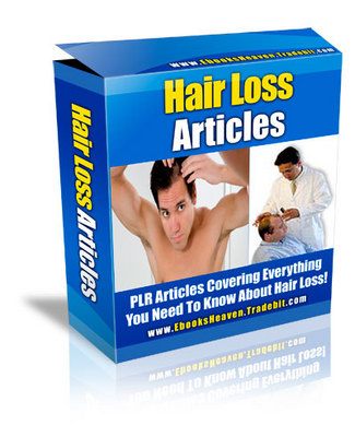 Product picture Hair Loss PLR Articles - Very High Quality!