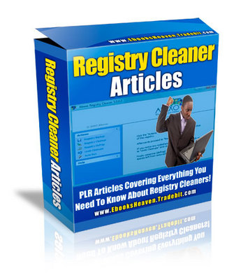 Product picture Registry Cleaner PLR Articles - Very High Quality!