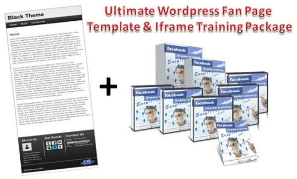 Product picture Complete FB Fan Page Iframe Training Course, Wordpress Theme