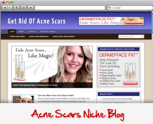 Product picture Acne Scars Niche Blog