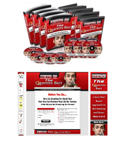 Product picture Kicking Off the Cigarette Butt - eBook and Video Series