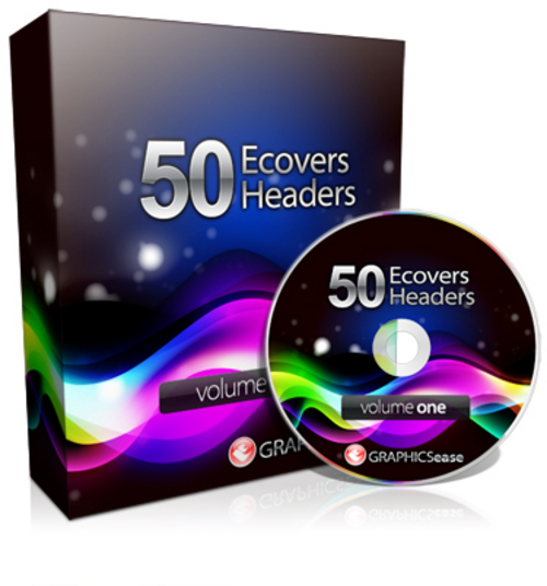 Product picture GraphicsEase - 50 eCovers & Headers