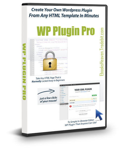 Product picture WP Plugin Pro - Create WP Plugins From Any HTML Template