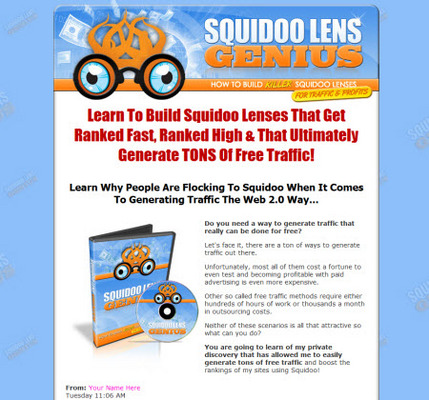 Product picture Squidoo Lens Genius